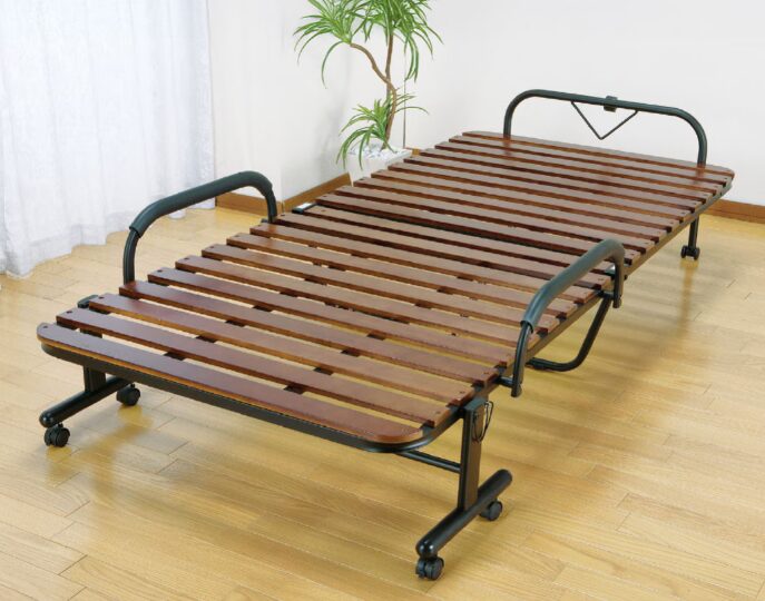 すのこ折りたたみベッド