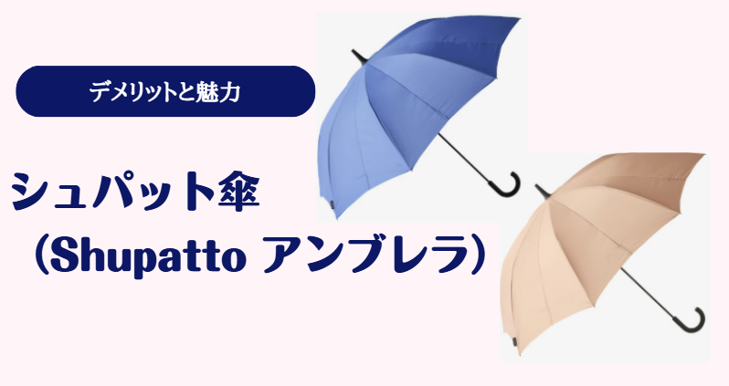 シュパット傘のデメリット