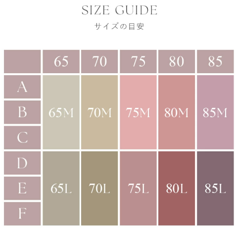 ツーハッチ ナイトブラ ワンピースサイズ表